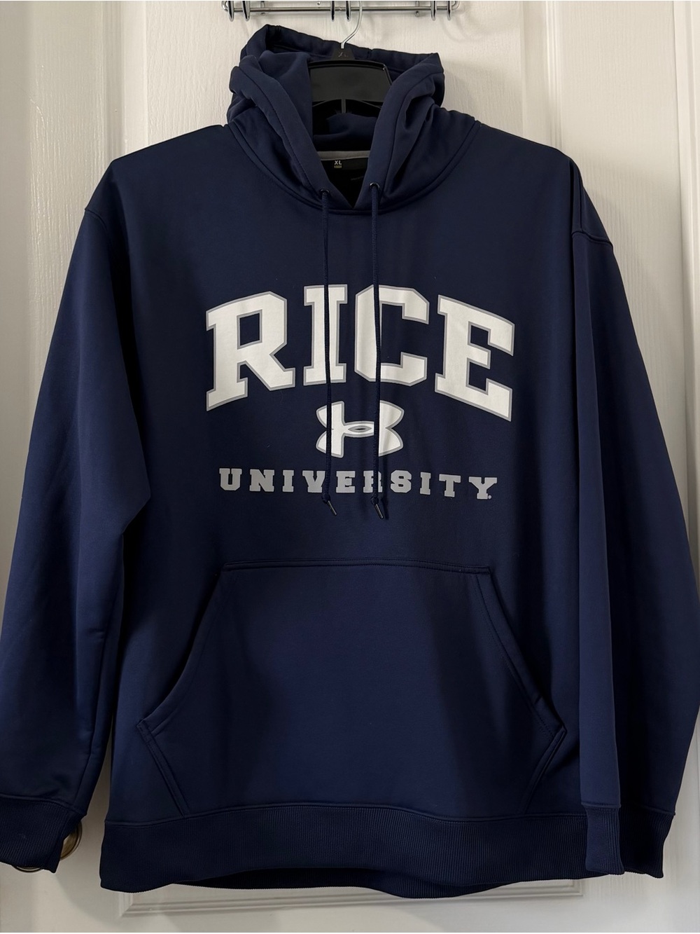 Under Armour Navy Rice University Pullover Hoodie